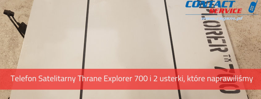 telefon i modem thrane explorer 700 naprawa